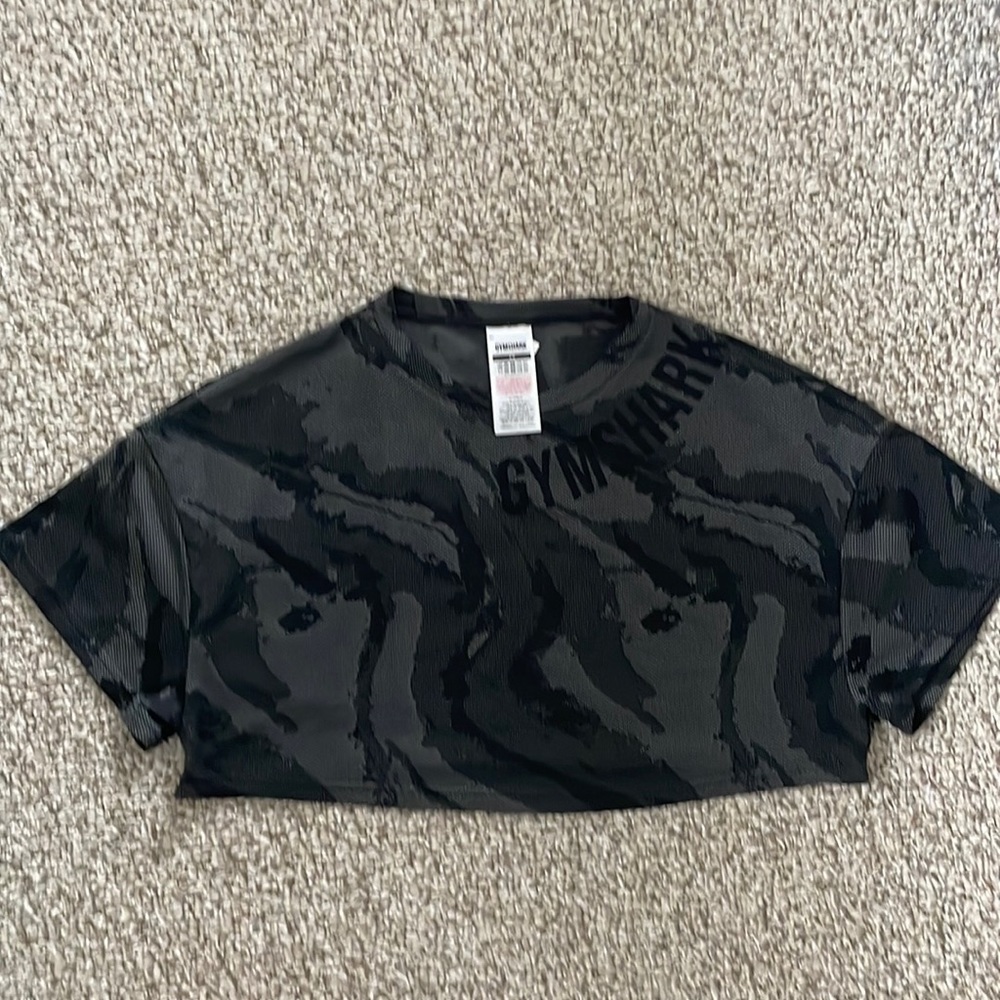 Gymshark GS Power Crop Top - Black